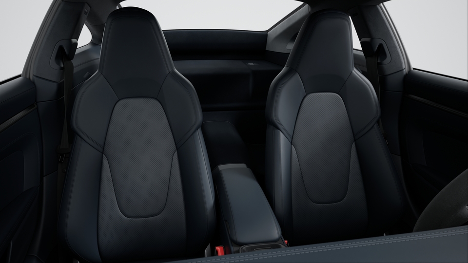 Leather interior, Dark Night Blue