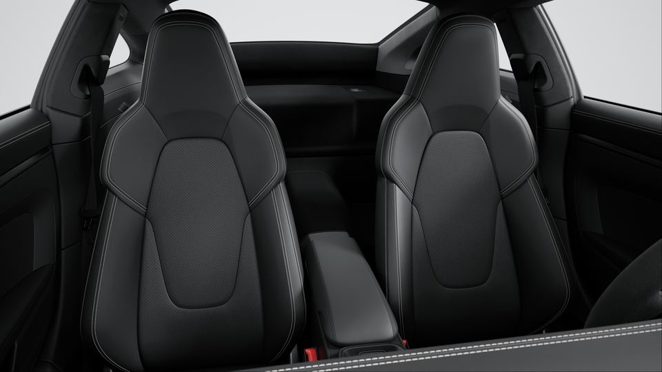 Leather interior, Black (stitching Crayon)