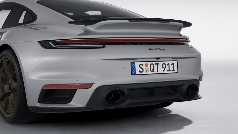 Sports exhaust system (tailpipes in Black)