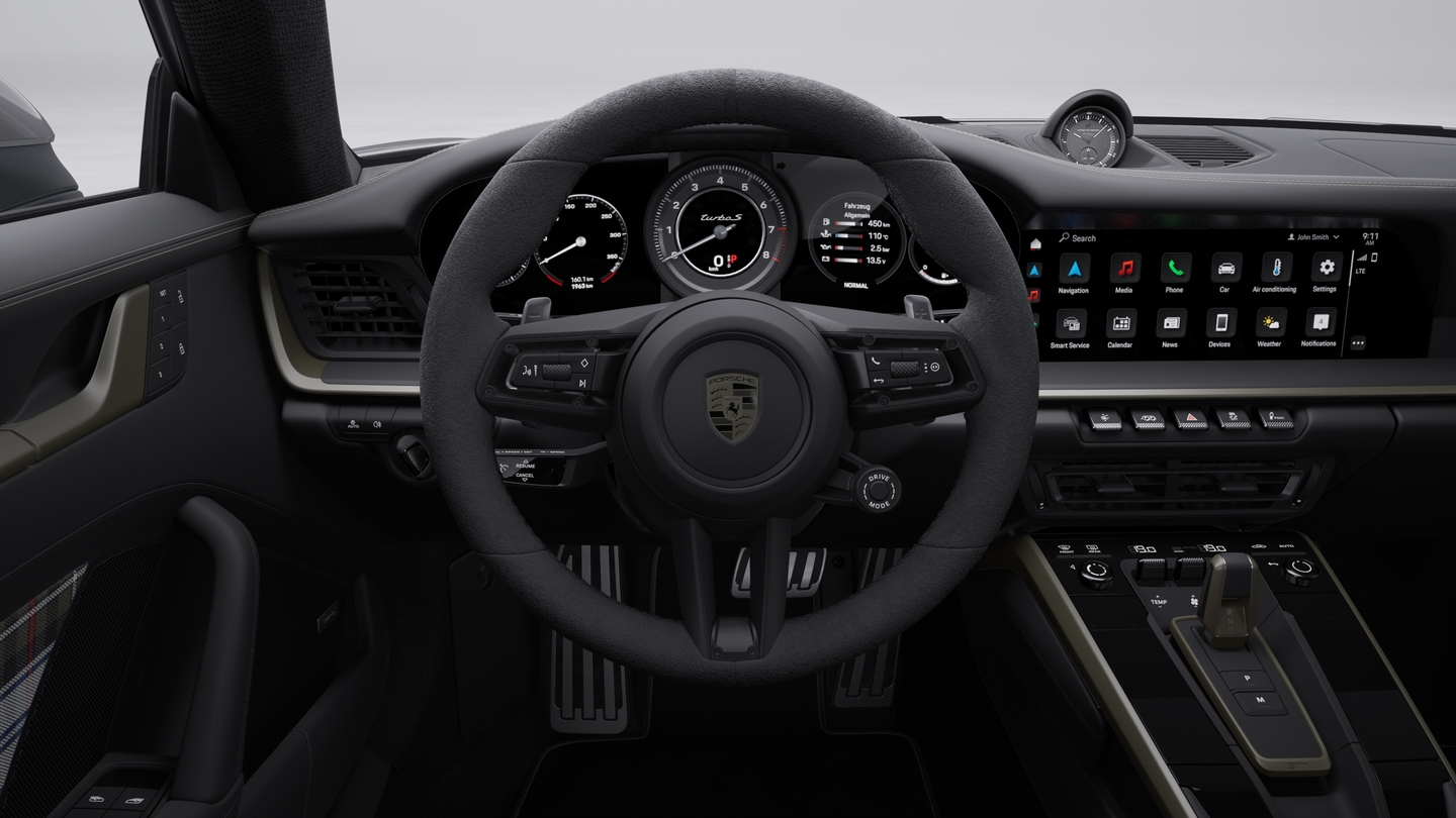 Heated GT Sports Steering Wheel Race-Tex