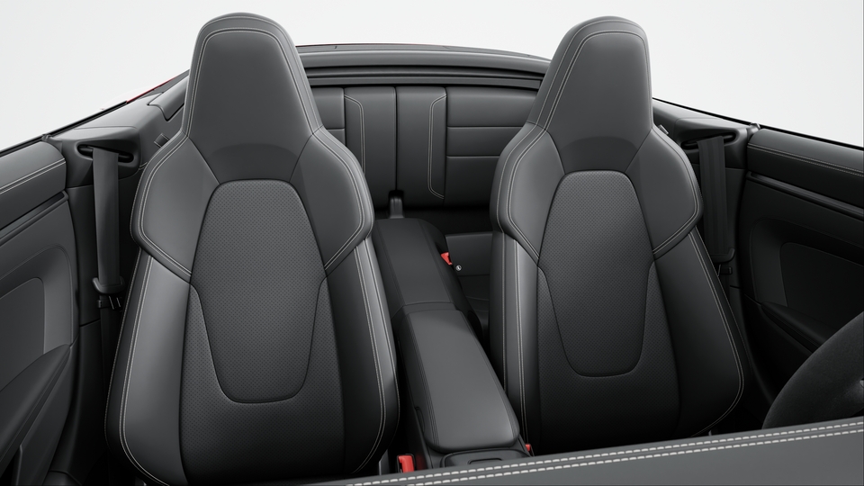 Leather interior, Black (stitching Crayon)