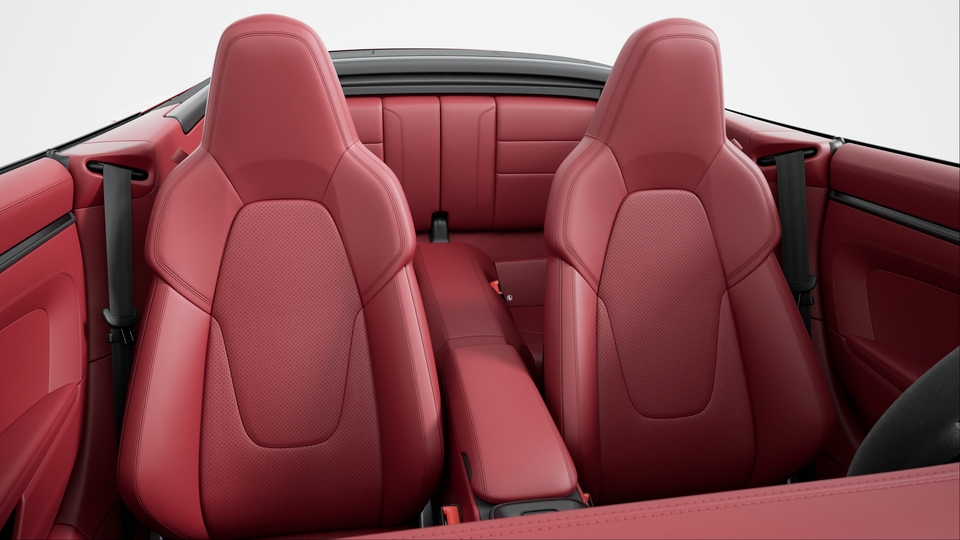 Leather interior, Bordeaux Red