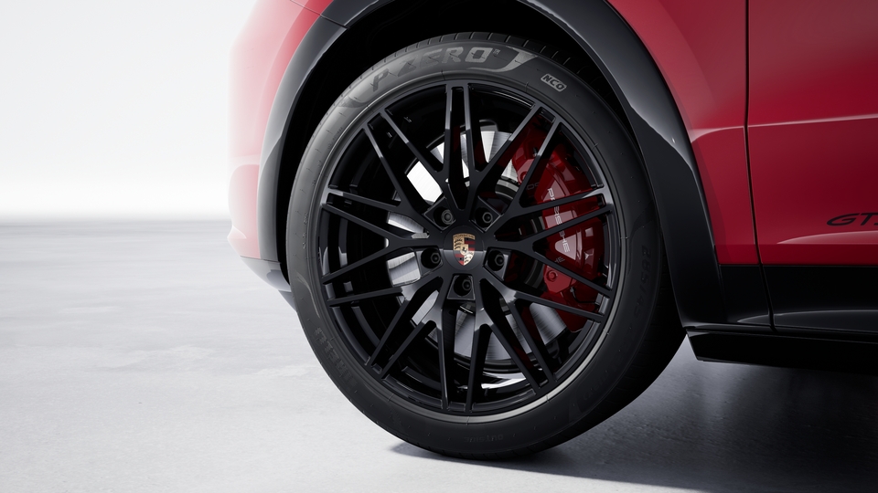 21-inch RS Spyder Design wheels painted in Black (high-gloss)