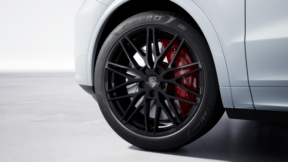 21-inch RS Spyder Design wheels painted in Black (high-gloss)