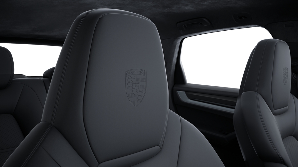 Porsche Crest on headrests