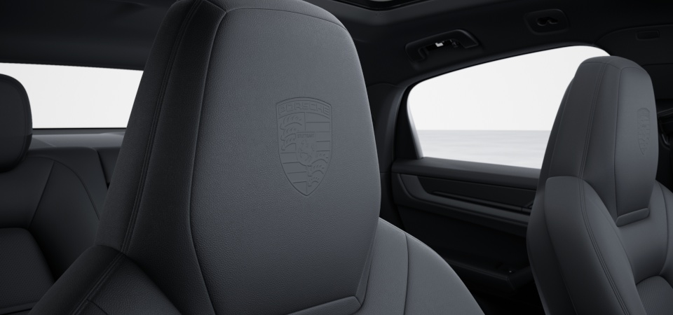 Porsche Crest on headrests