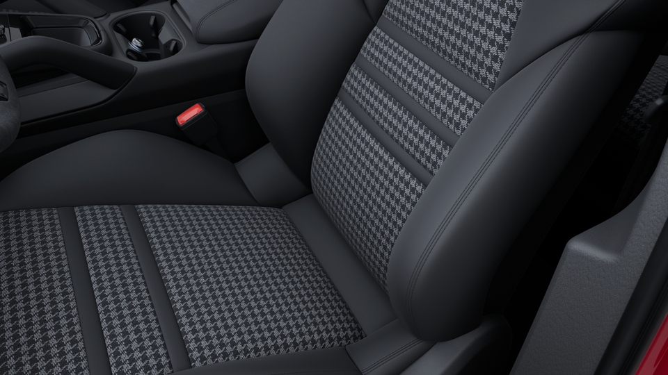 Extended partial leather and Race-Tex interior in Black with seat centres in textile