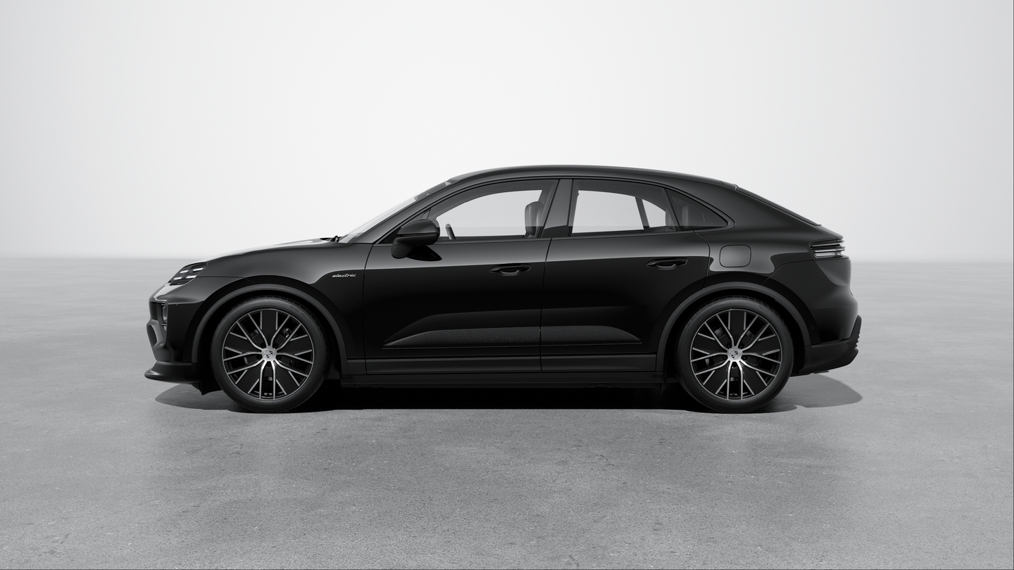 银色涂漆车型标记和 “electric” 标志
