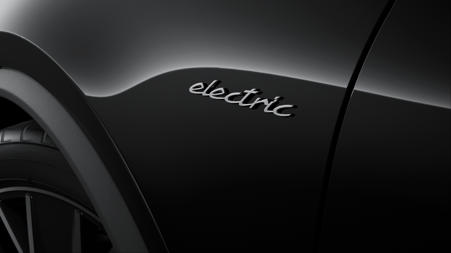 Model Designation on Rear and "electric" Logo on Side in Silver