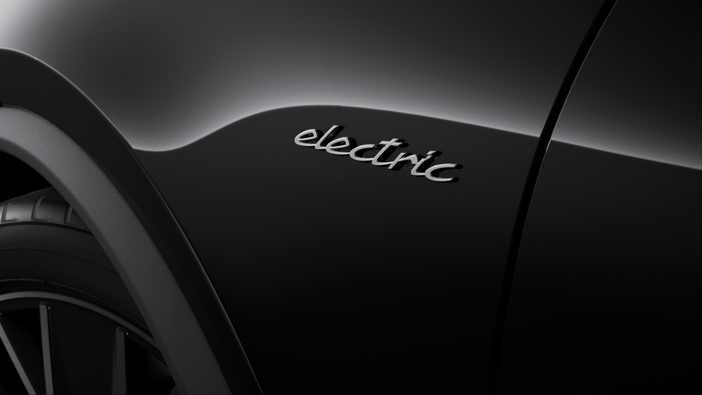 Model Designation on Rear and "electric" Logo on Side in Silver