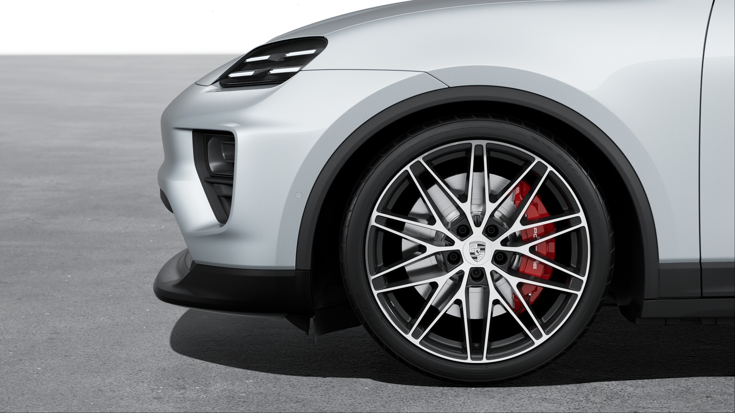 Brake system with brake calipers in Red