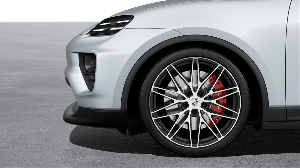 Brake system with brake calipers in Red