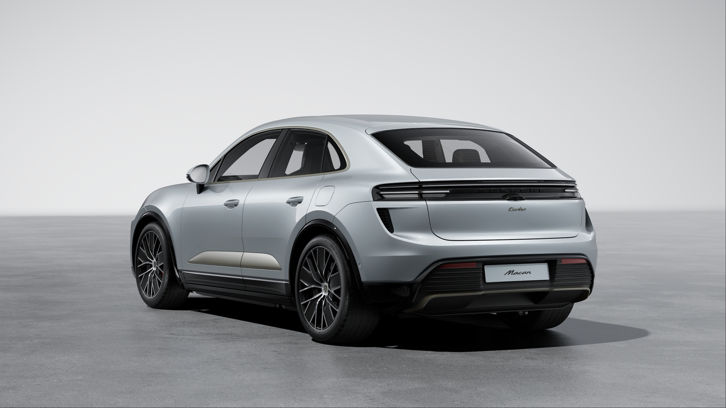 带黑色 (哑光) “PORSCHE” 字样的 LED 尾灯