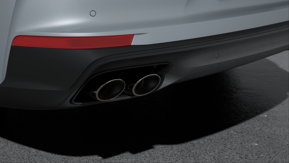 Sports tailpipes dark bronze