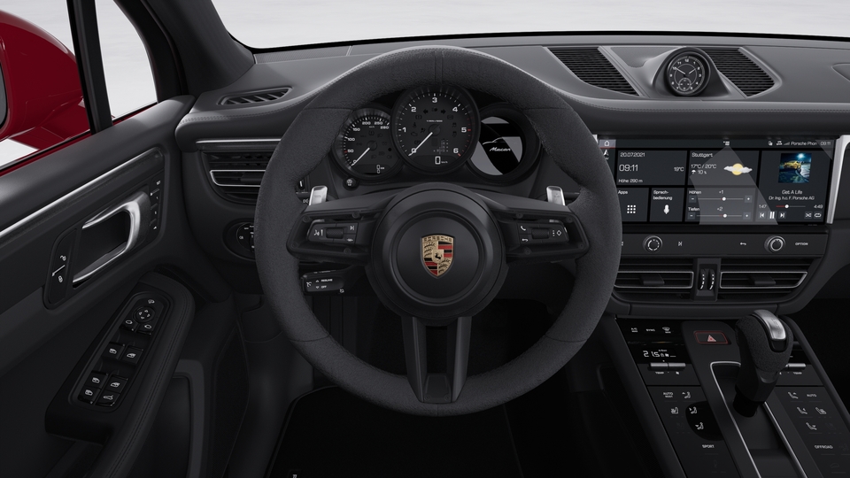 带 Race-Tex 面料轮圈的加热式多功能 GT 运动型方向盘