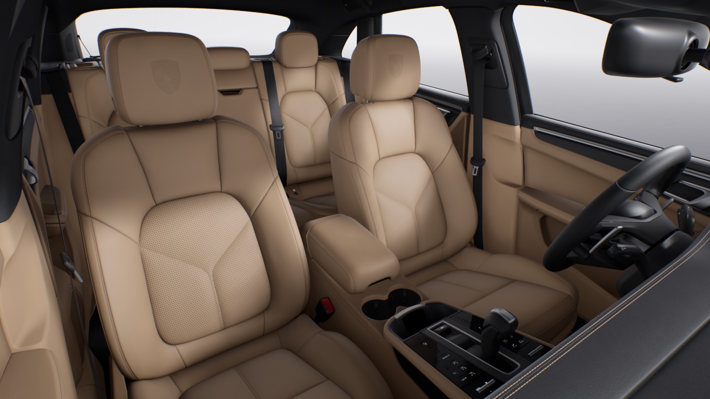 Leather Interior in Black/Mojave Beige