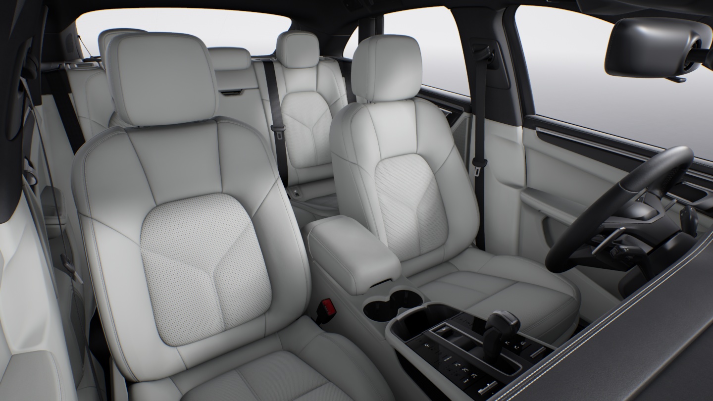 Leather Interior in Black/Pebble Grey