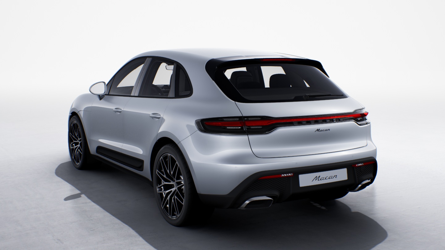 "PORSCHE" Logo in Satin Black and Model Designation in High Gloss Black on Rear