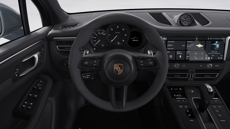 带 Race-Tex 面料轮圈的加热式多功能 GT 运动型方向盘