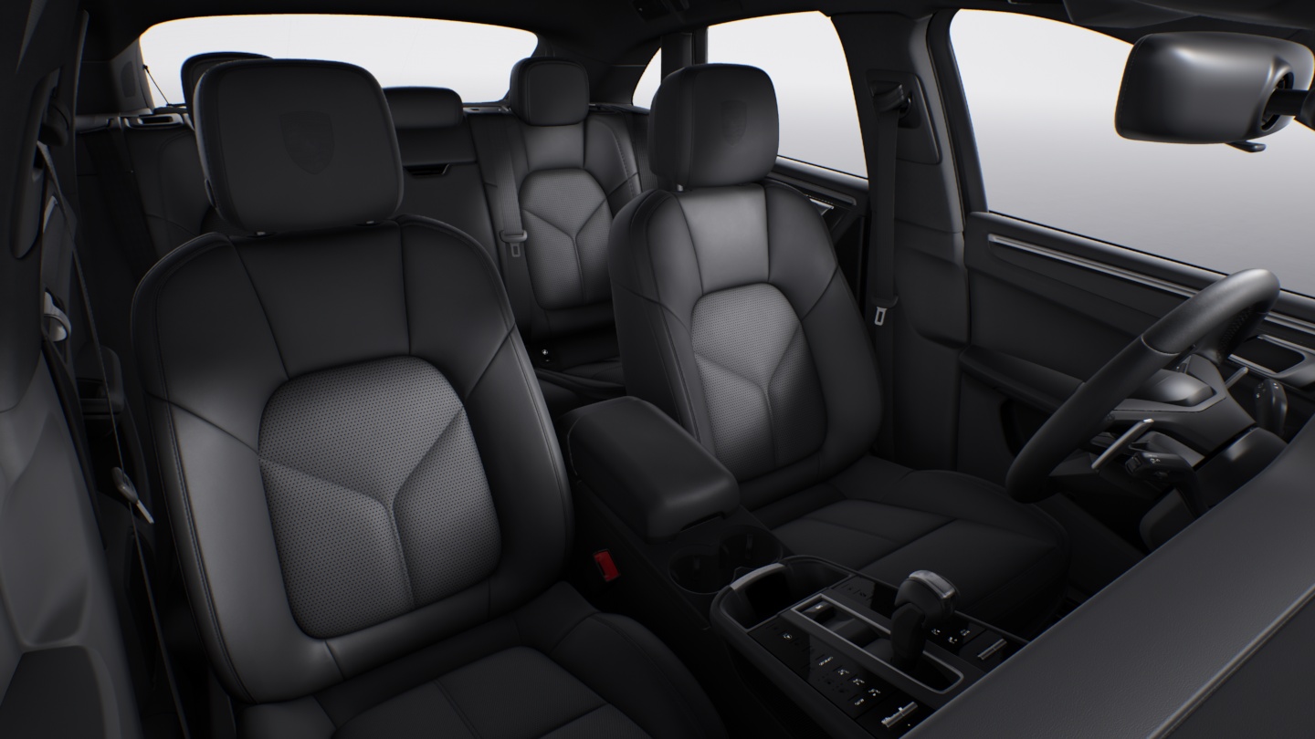 Porsche Crest on Headrests (Front)