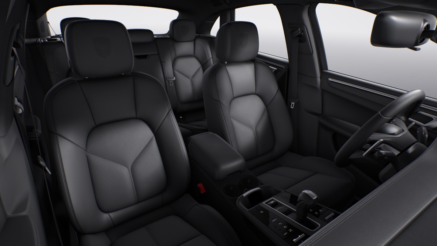 Porsche Crest on Headrests (Front and Rear)