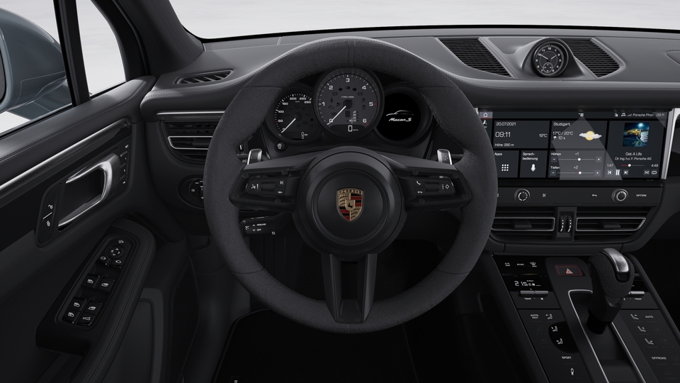 带 Race-Tex 面料轮圈的加热式多功能 GT 运动型方向盘