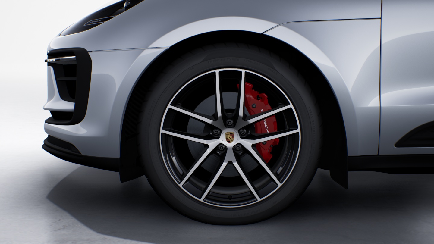 20" Macan S Wheels in Jet Black Metallic