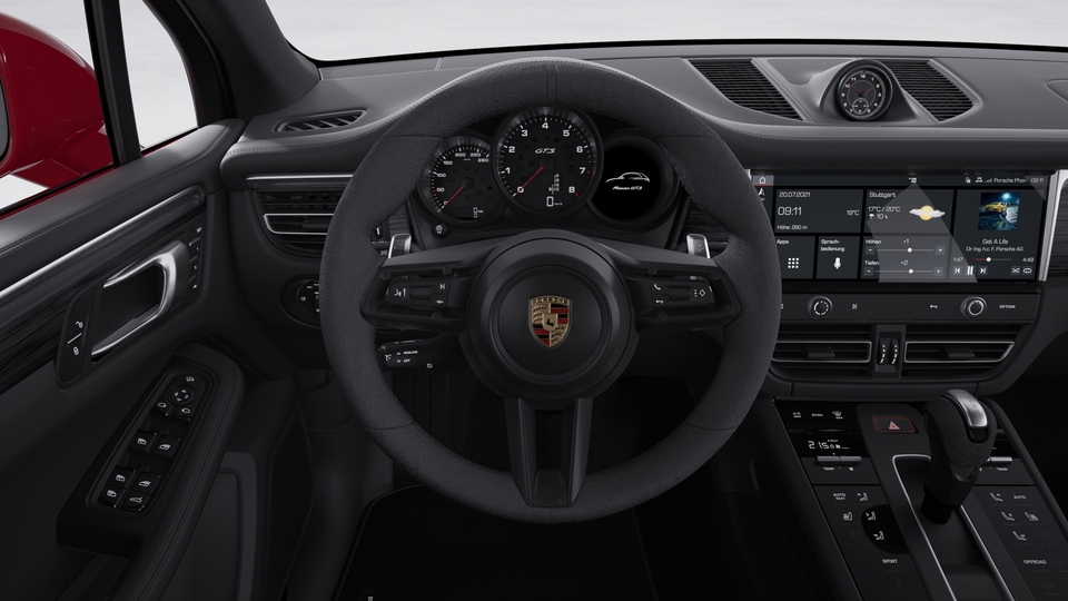 带 Race-Tex 面料轮圈的加热式多功能 GT 运动型方向盘