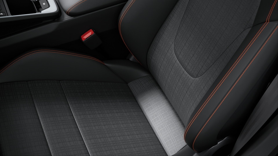 Interior Trim Package with decorative Stitching in contrasting Colour