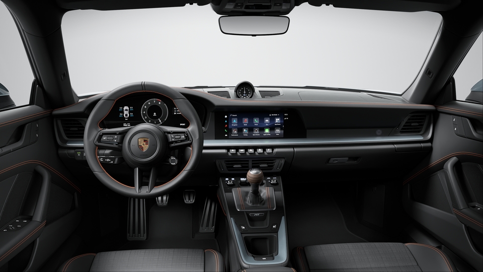 Interior Trim Package with decorative Stitching in contrasting Colour