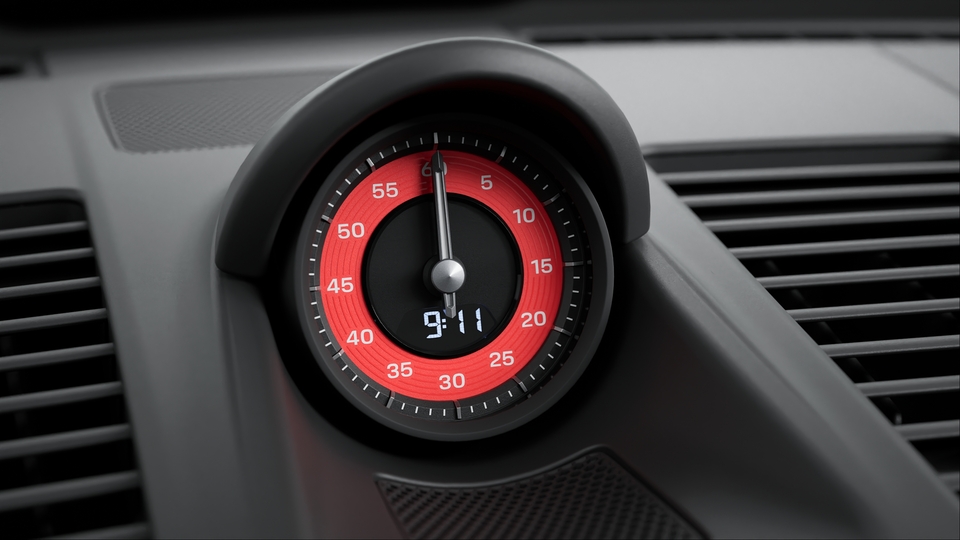 卫红 Sport Chrono 计时器表盘和数字转速表