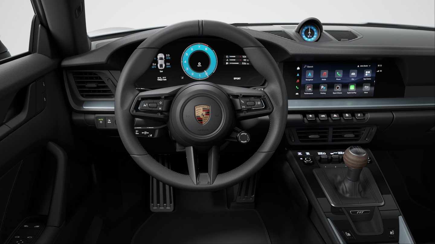 北冰蓝 Sport Chrono 计时器表盘和数字转速表