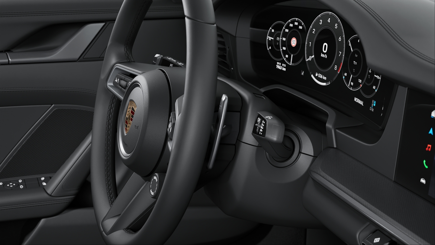 Steering wheel with manual fore/aft and height adjustment