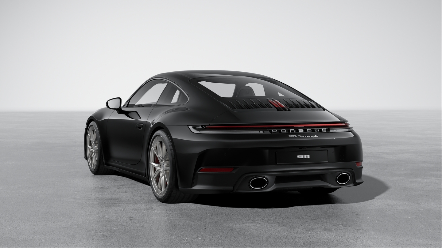 ‘PORSCHE’ logo in Silver colour (high-gloss)