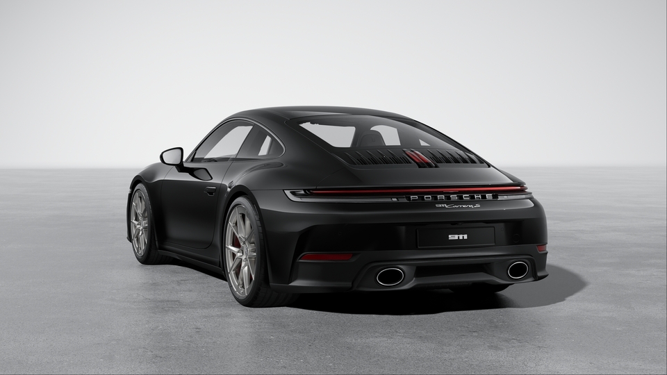 ‘PORSCHE’ logo in Silver colour (high-gloss)