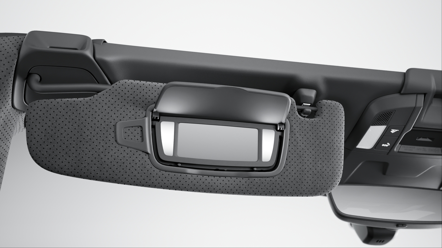 Sun Visors in Race-Tex, Perforated with Decorative Stitching