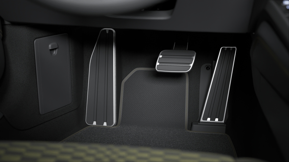 Sport Style Pedals and Footrest