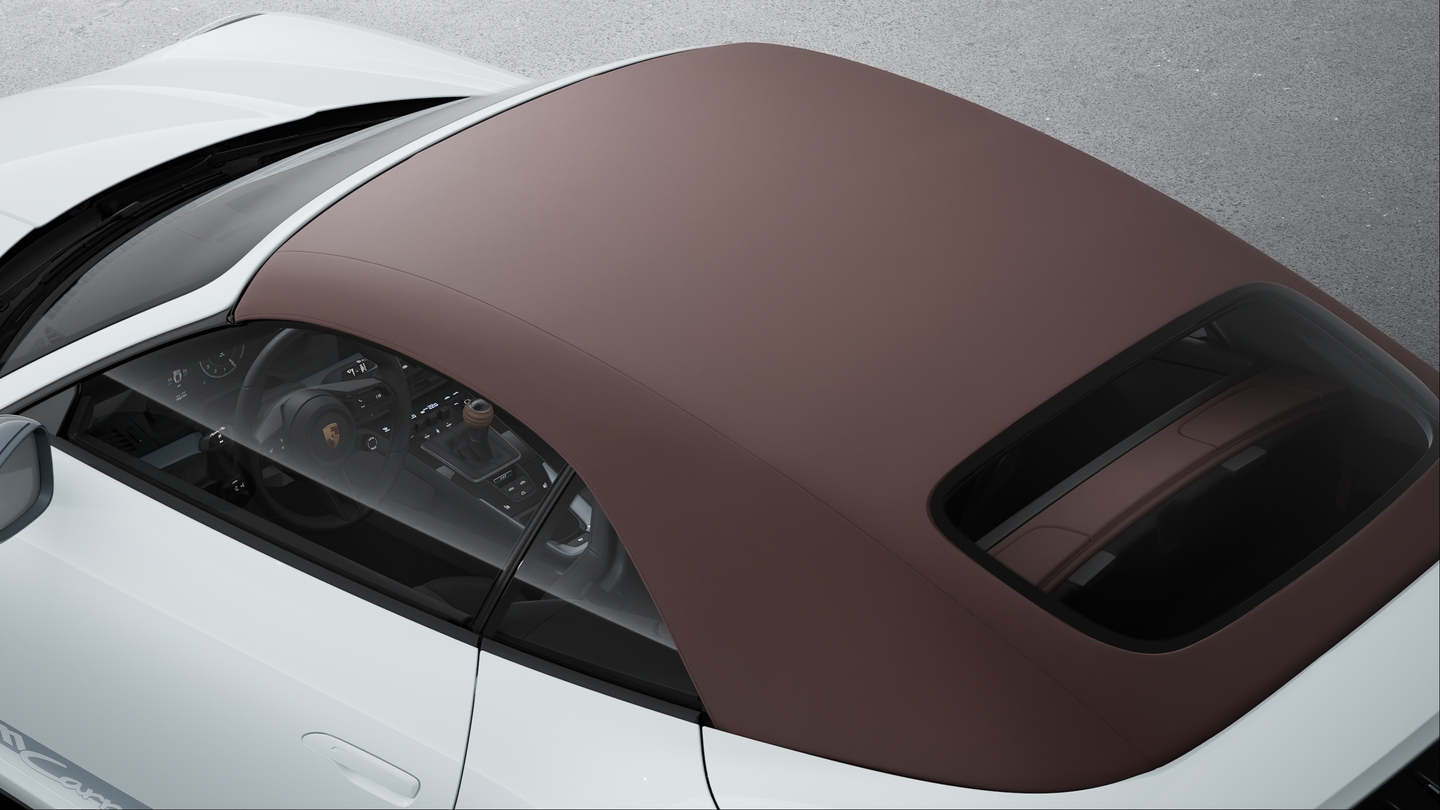 Convertible soft top, Brown