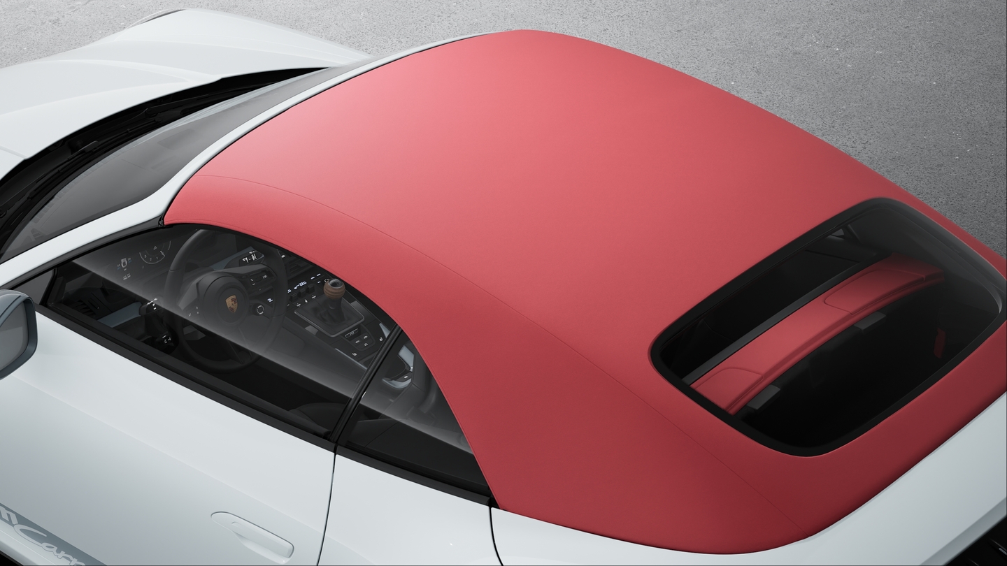 Convertible soft top, Red
