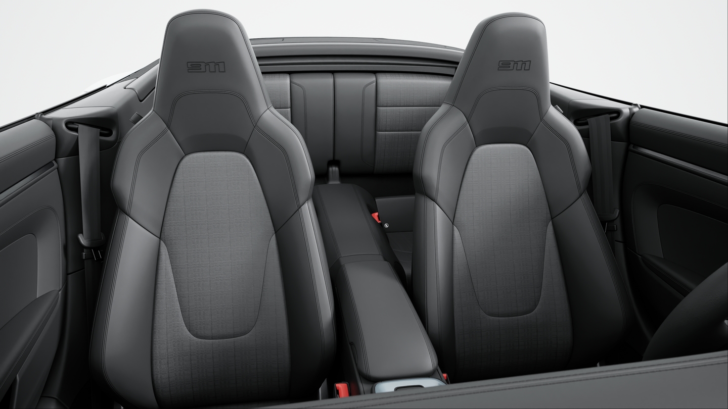 Sport-Tex Plaid Interior Package with extensive items in leather