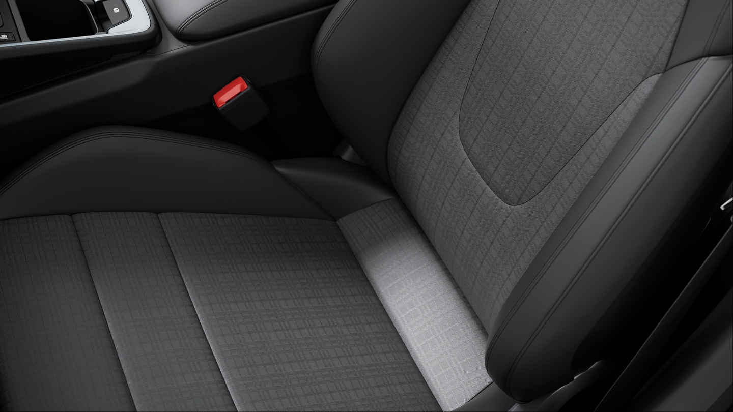 Sport-Tex Plaid Interior Package with extensive items in leather
