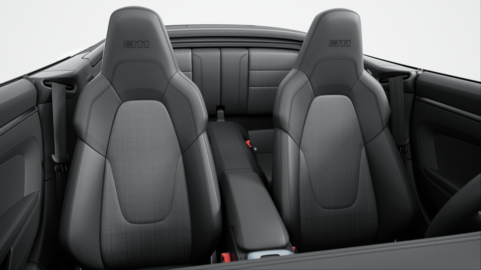 Sport-Tex Plaid Interior Package with extensive items in leather