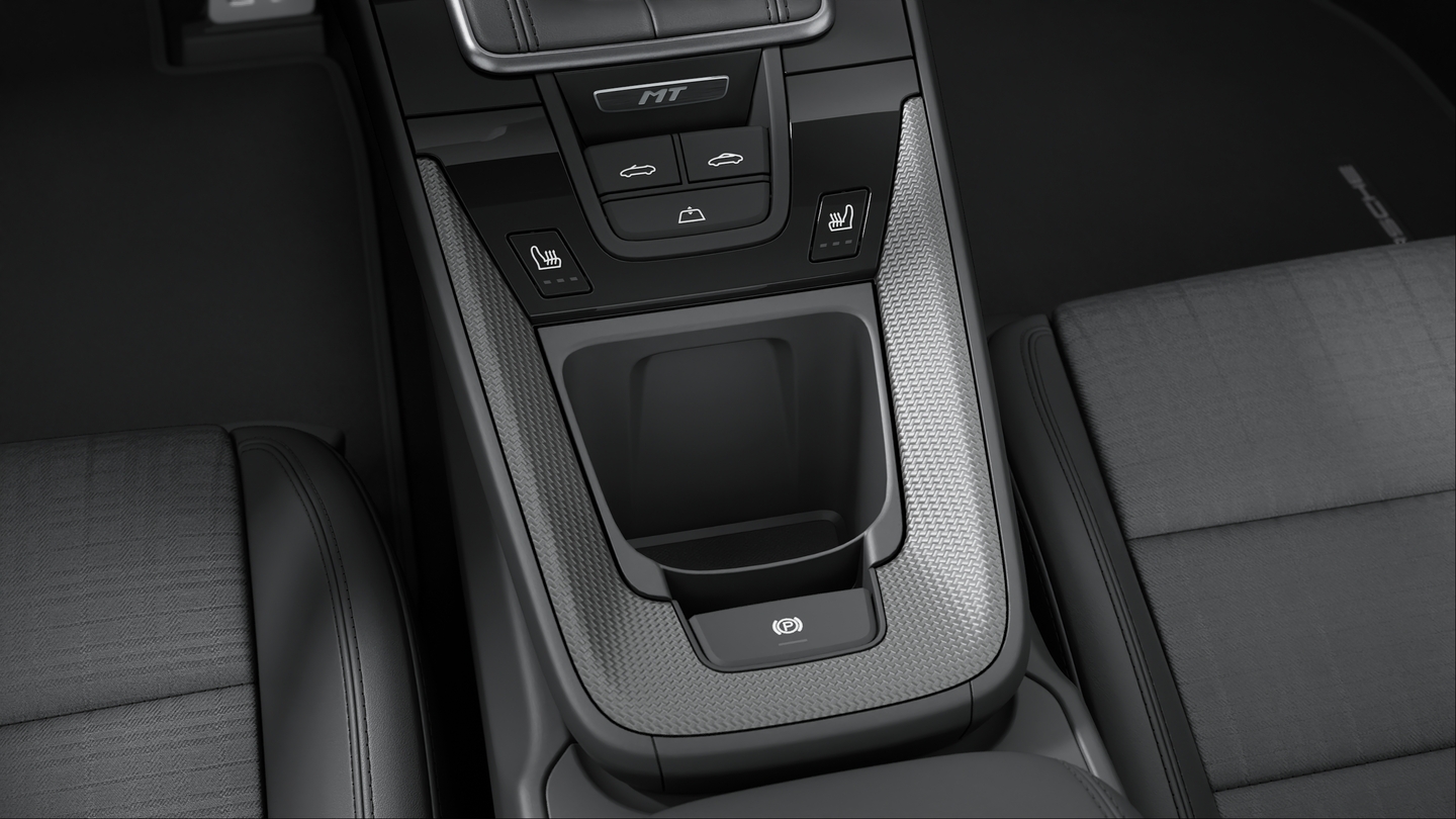 Carbon matt Interior Package with accent in Black