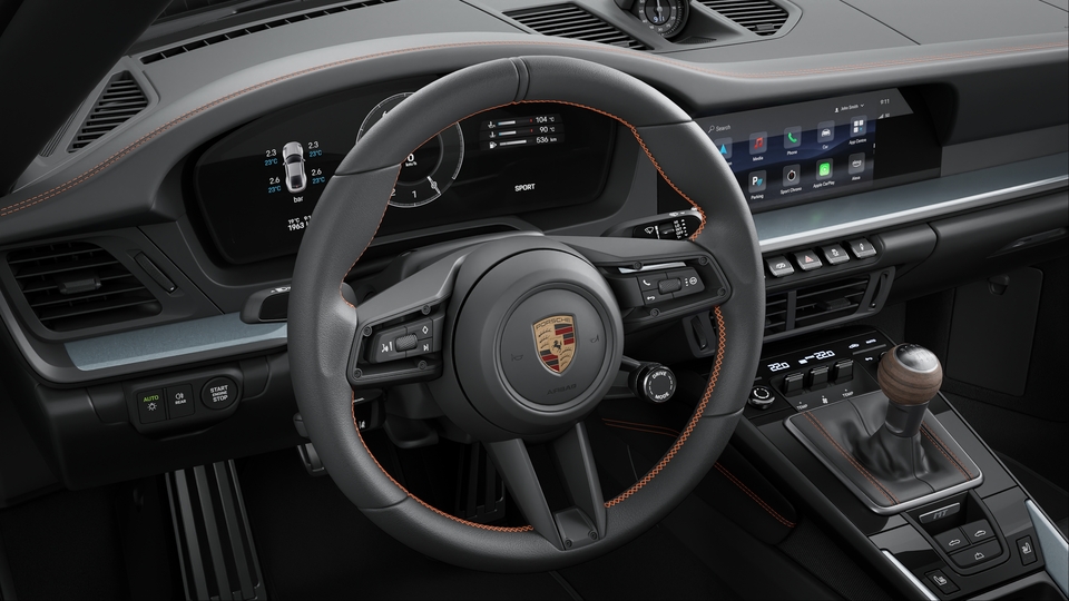 Interior Trim Package with decorative Stitching in contrasting Colour