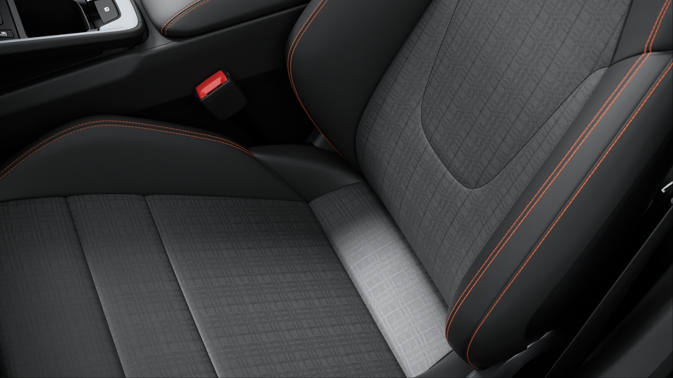 Interior Trim Package with decorative Stitching in contrasting Colour