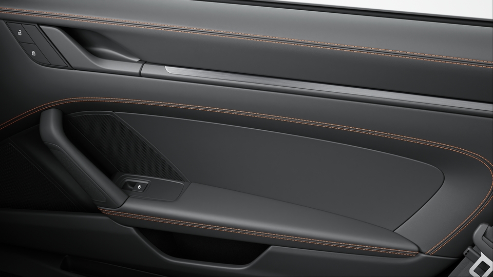 Interior Trim Package with decorative Stitching in contrasting Colour