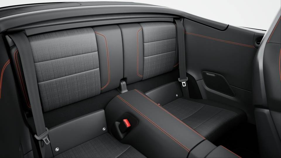 Interior Trim Package with decorative Stitching in contrasting Colour