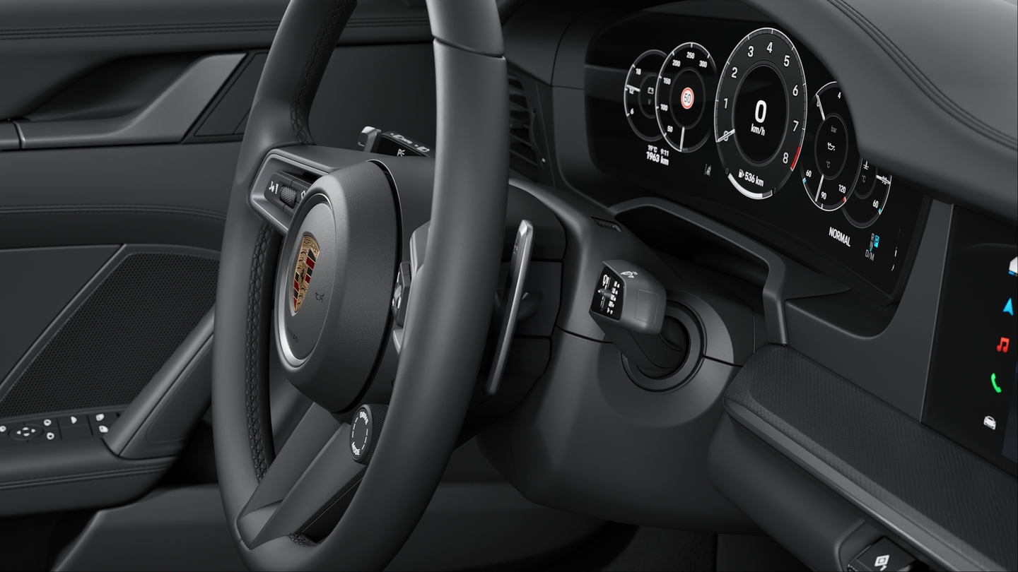 Steering wheel with manual fore/aft and height adjustment