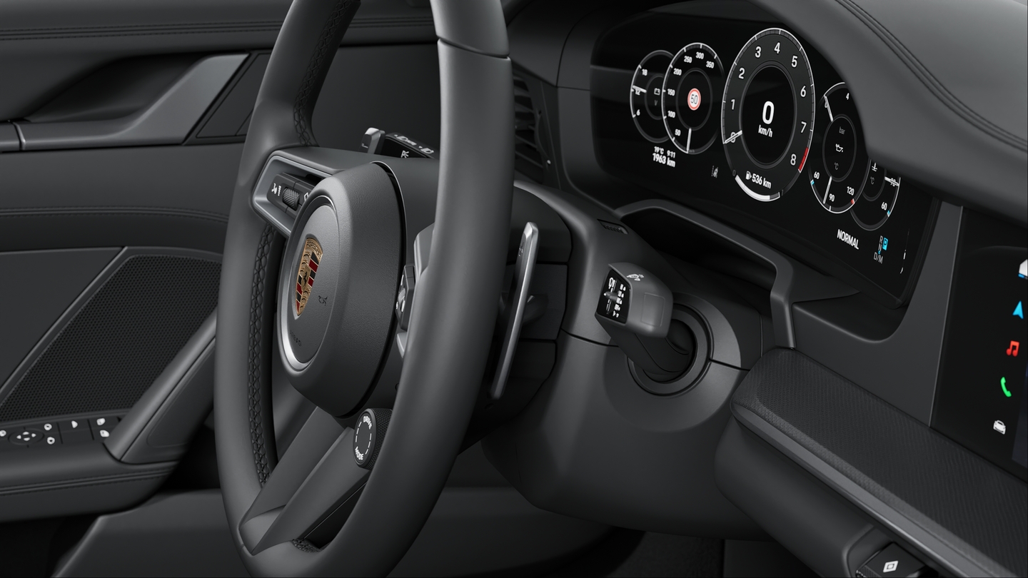 Steering wheel with manual fore/aft and height adjustment