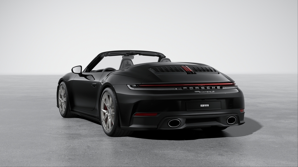 ‘PORSCHE’ logo in Silver colour (high-gloss)